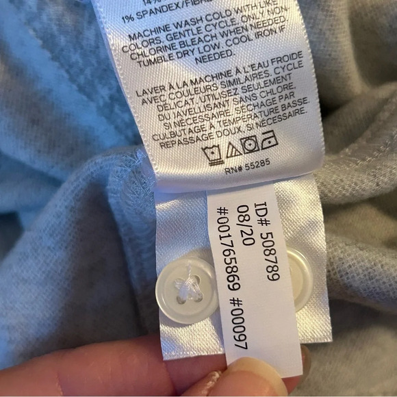 Express Men’s XXL Tall Flannel Gray Plaid Button Long Sleeve Casual Shirt - Picture 6 of 8